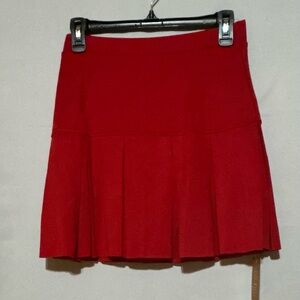 Elegant Red Women's Skirt